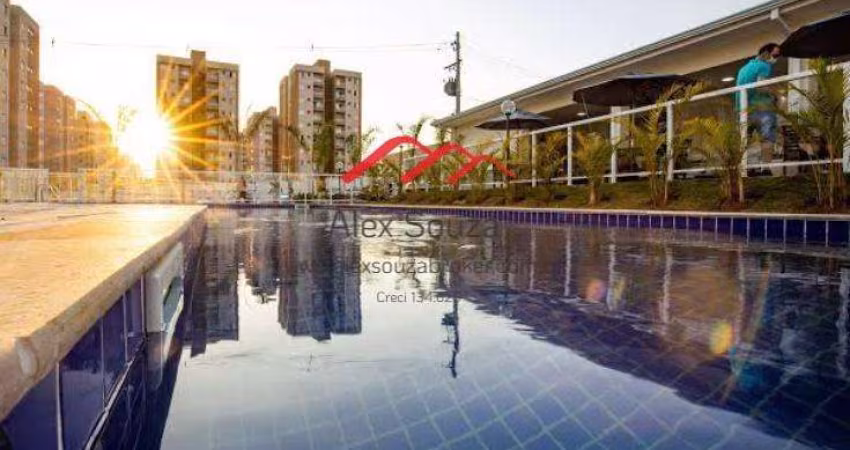 Apartamento para Venda em Hortolândia, Vila São Pedro, 2 dormitórios, 1 suíte, 2 banheiros, 1 vaga