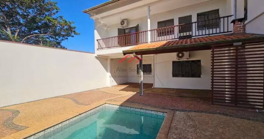 Sobrado para locação em paulínia, jardim nova europa, 3 dormitórios, 3 suítes, 4 banheiros, 4 vagas