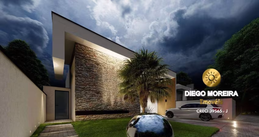 Casa à venda em condomínio  com 3 suítes e piscina