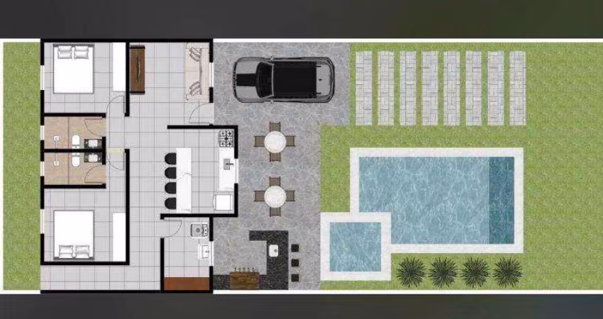 Casa para Venda em Dumont, CENTRO, 2 dormitórios, 1 banheiro, 1 vaga