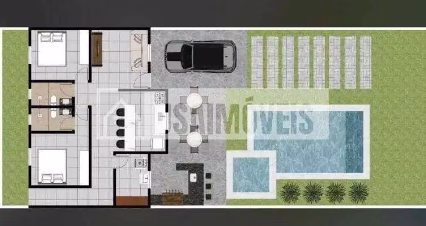 Casa com 2 quartos à venda no Centro, Dumont 