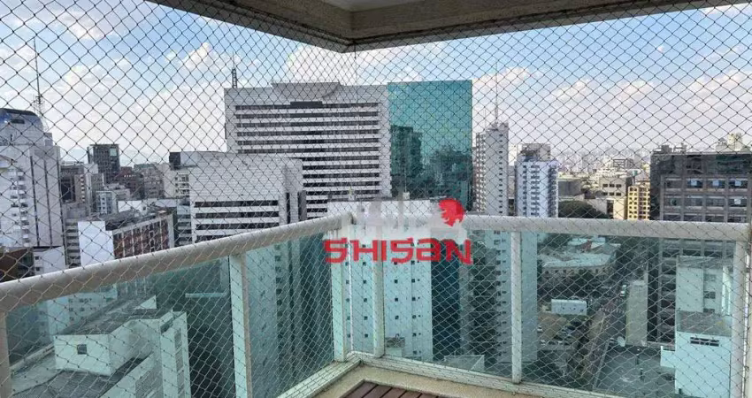 Apartamento com 3 dormitórios para alugar, 150 m² por R$ 22.500,00/mês - Paraíso - São Paulo/SP