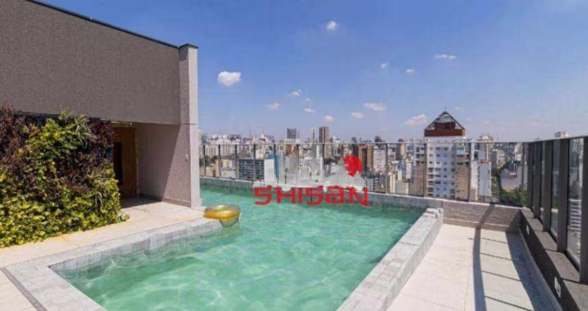 Studio com 1 dormitório à venda, 24 m² por R$ 375.000 - República - São Paulo/SP