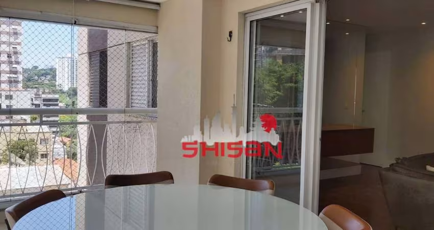 Apartamento com 3 dormitórios para alugar, 135 m² por R$ 14.717,57/mês - Perdizes - São Paulo/SP