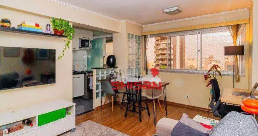 Apartamento com 1 dormitório à venda, 40 m² por r$ 578.000,00 - vila mariana - são paulo/sp