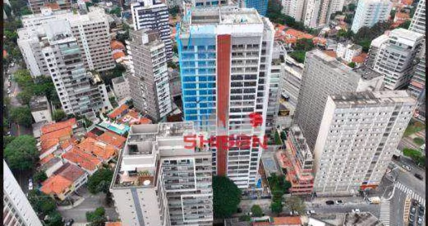Apartamento com 1 dormitório à venda, 37 m² por R$ 617.000,00 - Sumaré - São Paulo/SP
