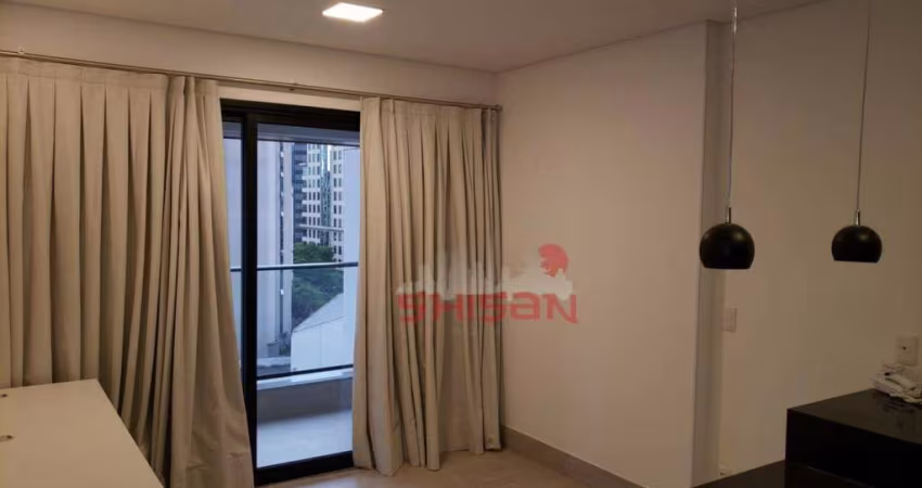 Apartamento com 1 dormitório para alugar, 42 m² por R$ 6.197/mês - Itaim Bibi - São Paulo/SP