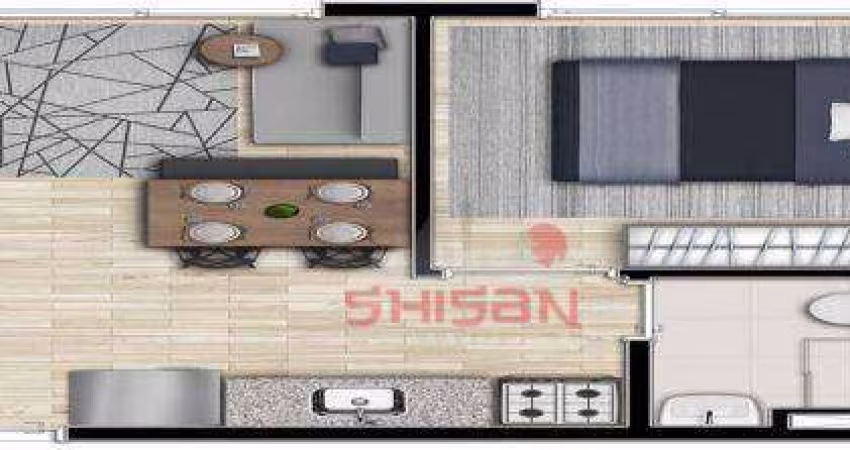 Apartamento com 1 dormitório à venda, 26 m² por R$ 245.000,00 - Vila Buarque - São Paulo/SP