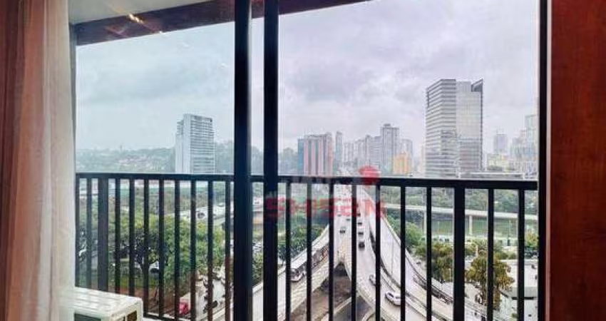 Apartamento com 1 dormitório para alugar, 26 m² por R$ 3.400,00/mês - Pinheiros - São Paulo/SP