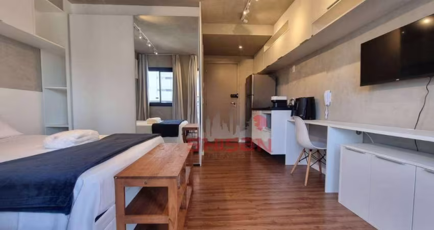 Studio em Moema 26m² perto da Estação Eucaliptos ao lado do Shopping Ibirapuera