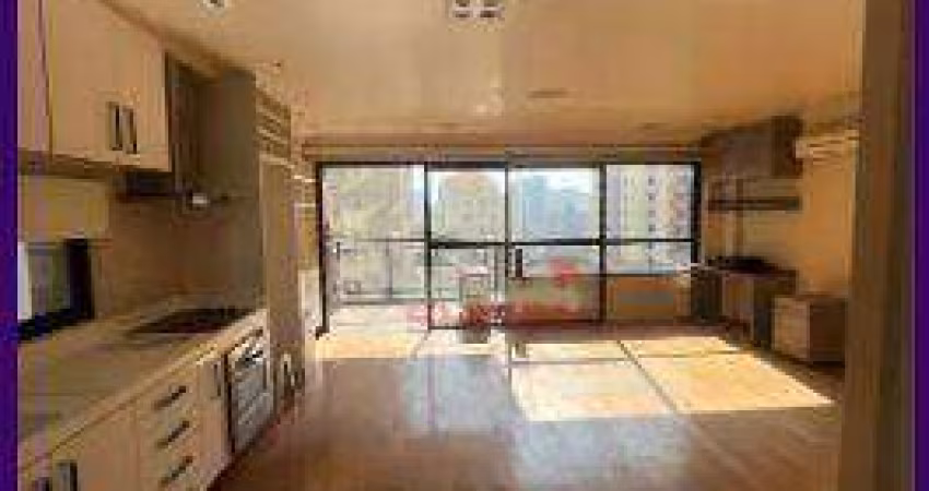 Apartamento com 1 dormitório para alugar, 68 m² por R$ 6.187,00/mês - Perdizes - São Paulo/SP