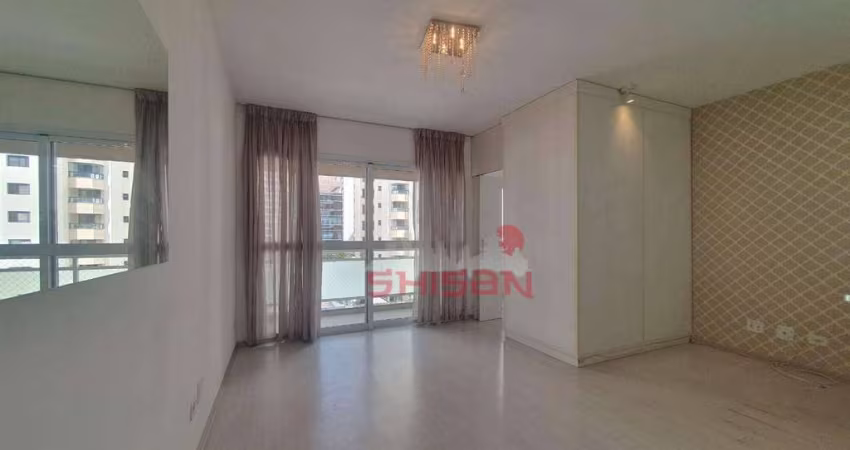 Apartamento com 1 dormitório para alugar, 58 m² - 1 vaga - Vila Olímpia