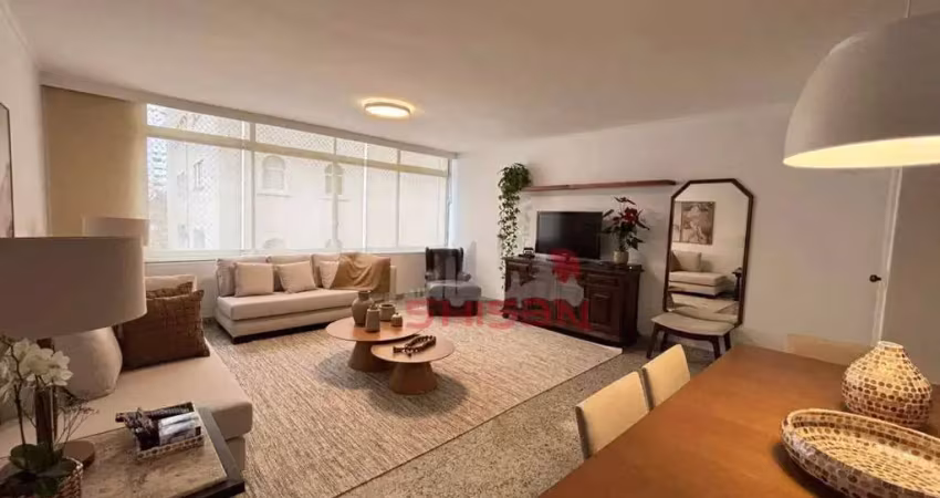 Apartamento com 3 dormitórios para alugar, 150 m² - jardim paulista