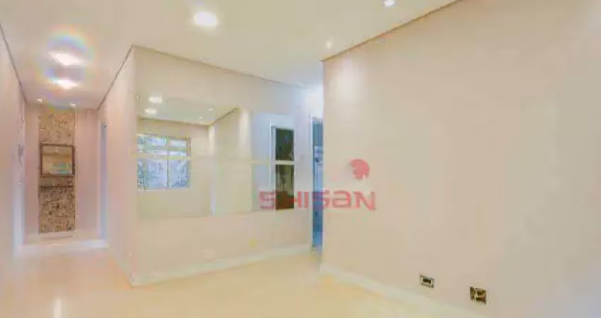 Apartamento reformado com 1 dormitório à venda, 51 m² -  aclimação