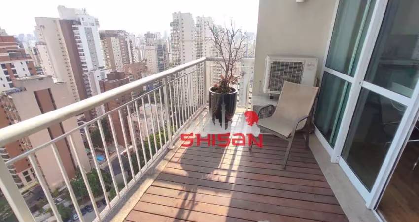 Apartamento com 1 dormitório à venda, 104 m² por r$ 2.490.000,00 - moema - são paulo/sp