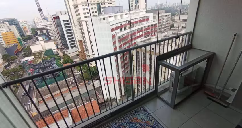 Apartamento com 1 dormitório à venda, 25 m² por r$ 485.000,00 - consolação - são paulo/sp