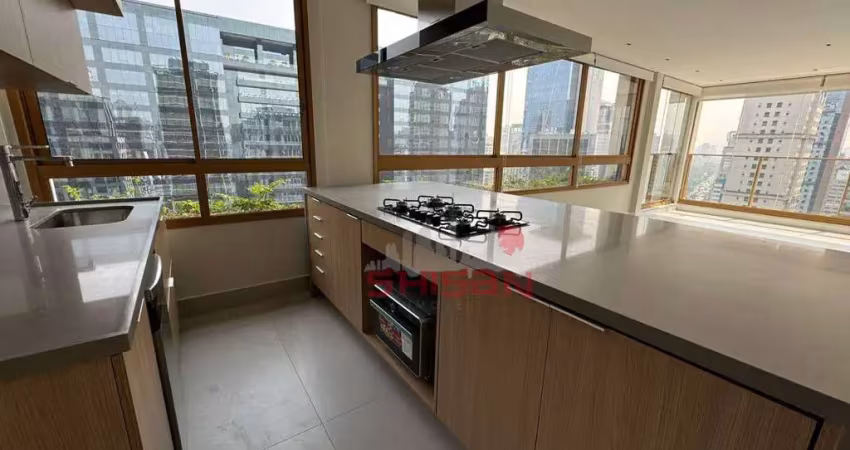 Apartamento com 3 dormitórios para alugar, 147 m² por r$ 34.887/mês - itaim bibi - são paulo/sp