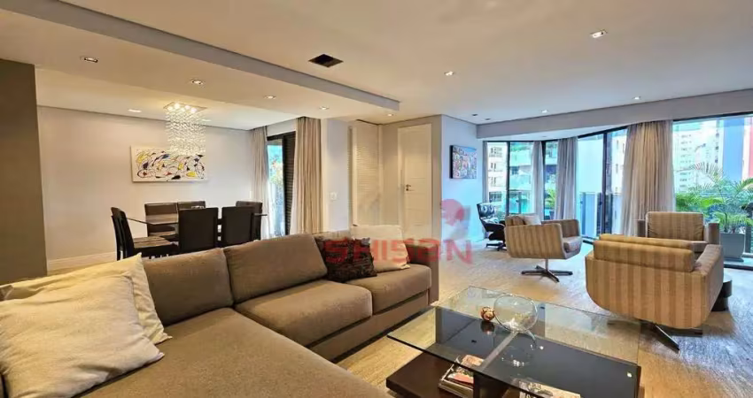 Apartamento com 2 dormitórios para alugar, 163 m² por r$ 25.084/mês - itaim bibi - são paulo/sp