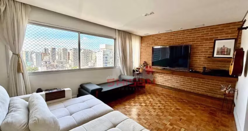 Apartamento espaçoso e moderno à venda na vila olímpia com 124m²