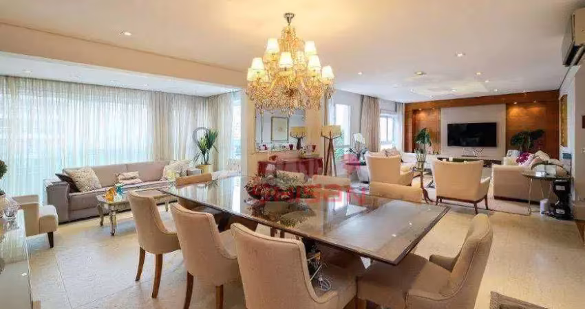 Apartamento de alto padrão na vila olímpia – 210 m² 3 suítes (1 master com sr. e sra.), living para 3 ambientes, terraço gourmet e acabamentos luxuoso