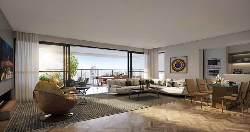 Apartamento Parque da Cidade com 165m², 3 Suítes, 5 vagas - Chácara Santo Antônio, São Paulo