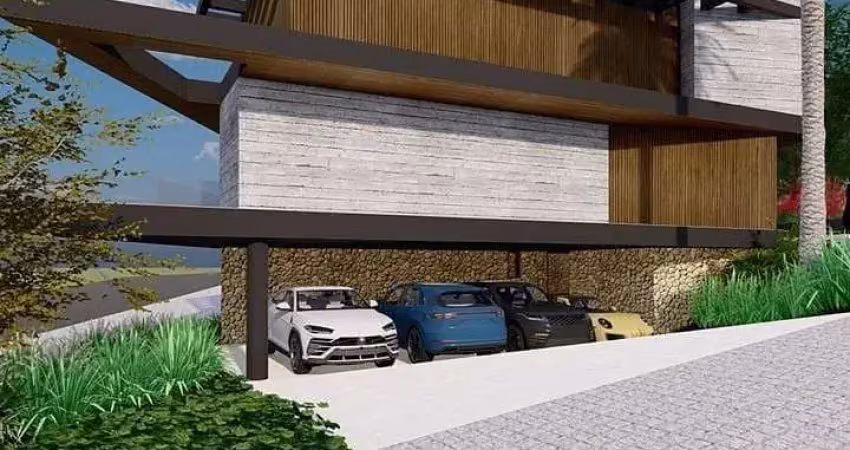 Casa nova  com 4 suítes, 8 vagas, elevador para 4 pessoas, SPA, paisagismo pronto e entregue