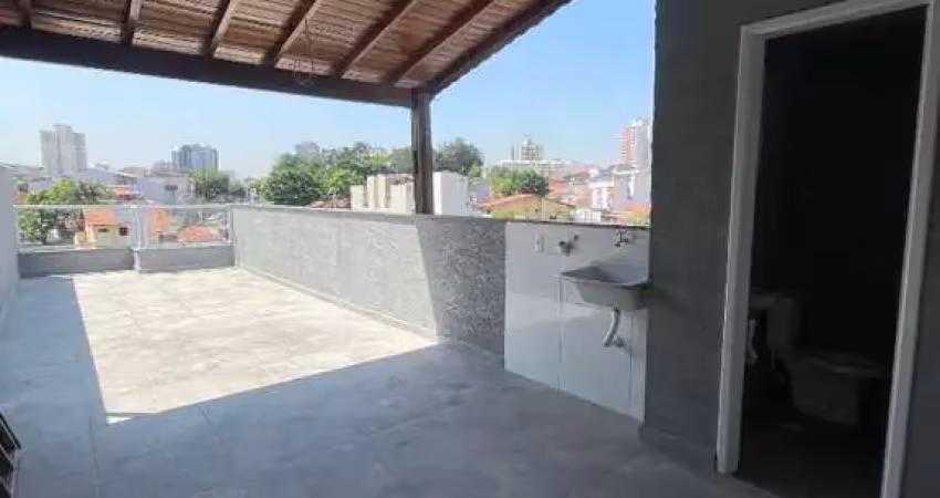 Cobertura à venda em São Pedro, Santo André - SP: 2 quartos, 1 suíte, 3 banheiros, 1 vaga e 90m² de área.