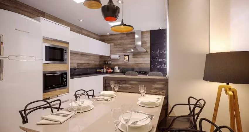 Cobertura com 97m², 2 dormitórios, banheiro, sala, cozinha, área de serviço, 2 vagas, Santo André, SP
