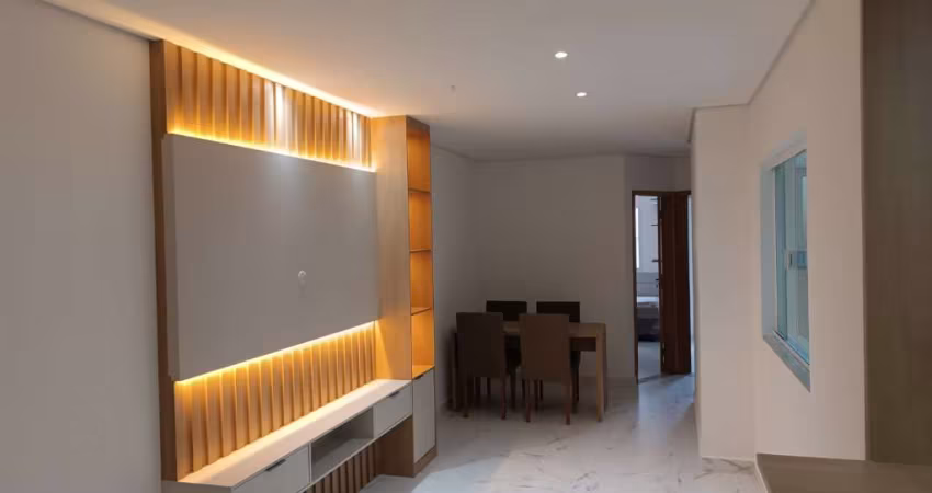 Apartamento á venda 56m² com  2 dormitórios (1 suíte), elevador, 1 vaga, Santo André, SP