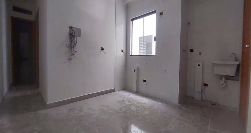 AP. 50m² 2 dorm. sala 2 amb. banheiro social, sacada,
