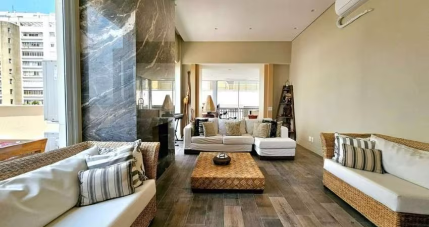 Vila Nova Conceição Cobertura à Venda Recém Reformada pelo escritório de arquitetura Fernanda Negrelli Vista livre e deslumbrante 420 m²  - 4 suites.