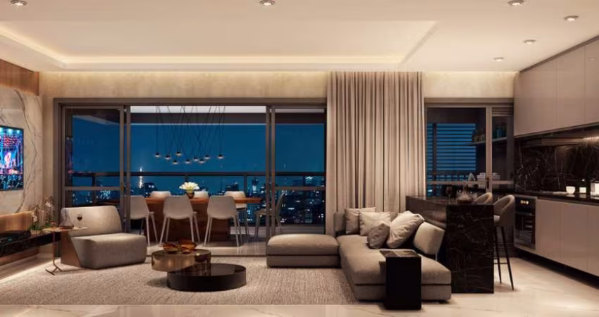 Apartamento de 136 m² na Vila Mariana,  4 dorms.  3 suítes e 2 vagas