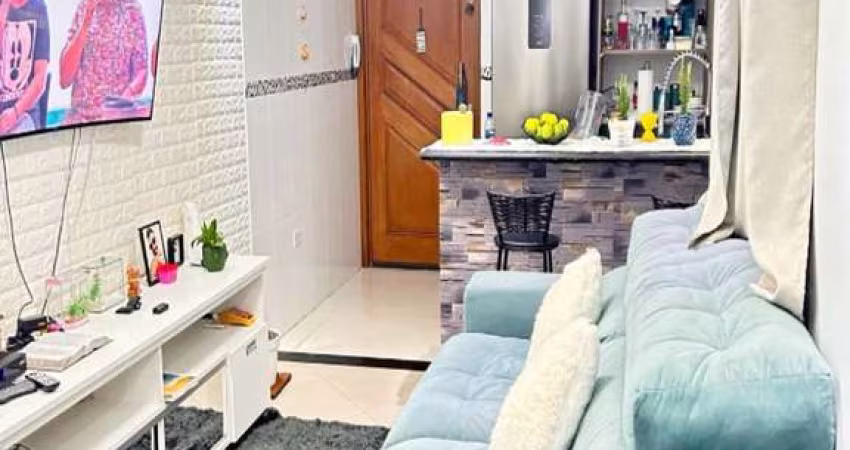 apartamento 2 dormitórios,2 Wc localizado em Jd Santo Alberto Santo André