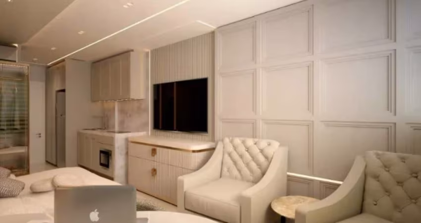 Apartamento no Condomínio Vertical Air Brooklin em Santo Amaro com 30m² 1 dormitório 1 suíte 1 banheiro