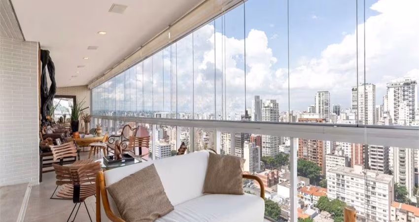 Apartamento Alto Padrão no Pacaembu de 4 Suítes com 4 Vagas - 493m² à Venda.
