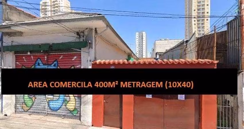 Área de Terreno à venda no Tatuapé com 400m² 3 lotes