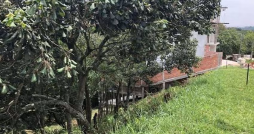 Lote alto em declive com linda vista