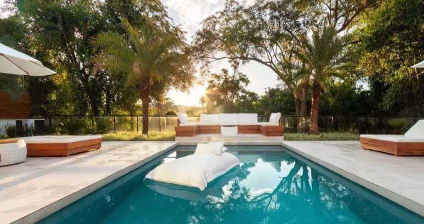 Casa no condomínio Alpha conde II com 1.000 metros de terreno, natureza, 4 suítes, piscina aquecida e uma cozinha digna de um chef