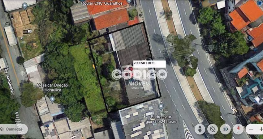 Terreno à venda, 700 m² por R$ 2.600.000,00 - Vila Augusta - Guarulhos/SP