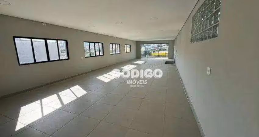 Salão para alugar, 110 m² por r$ 2.740,00/mês - vila das bandeiras - guarulhos/sp