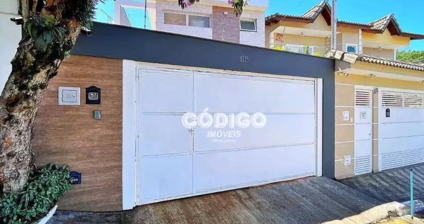 Lindo sobrado com 3 quartos sendo 1 suíte, 130 m² de área construída, à venda por R$ 1.350.000 - Vila Milton - Guarulhos/SP