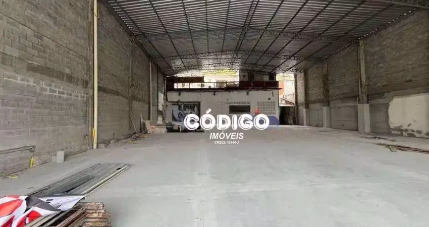 Galpão para alugar, 960 m² por r$ 38.000/mês - vila augusta - guarulhos/sp