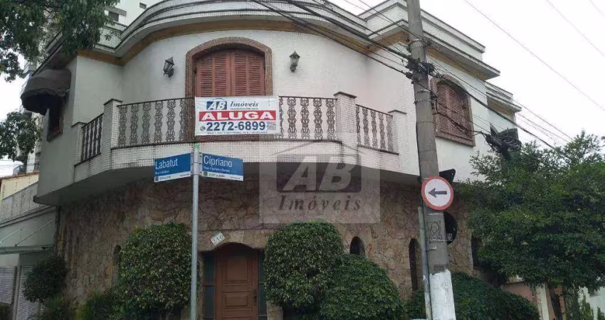Sobrado com 3 dormitórios para alugar, 180 m² por r$ 8.000/mês - ipiranga - são paulo/sp
