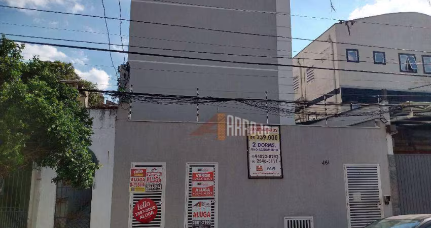 Apartamento com 2 dormitórios para alugar, 38 m² por R$ 1.740,00/mês - Penha de França - São Paulo/SP