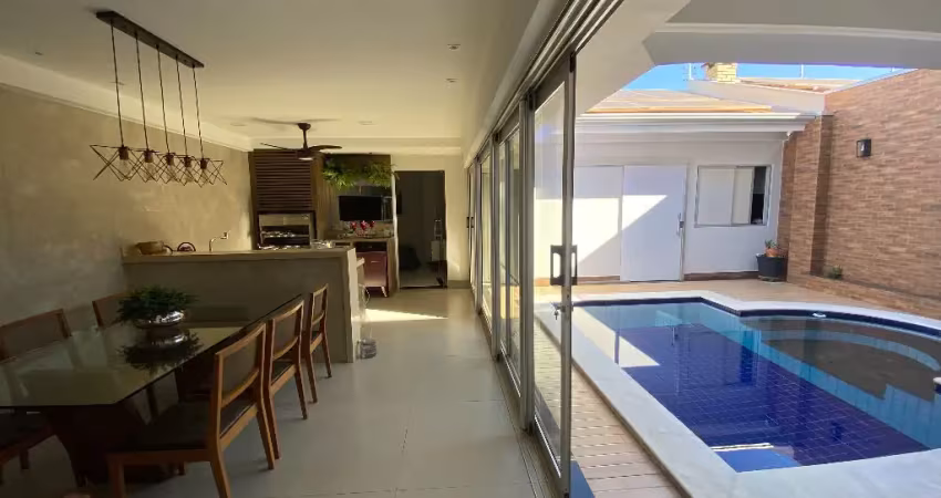Lindo sobrado à venda com 3 suítes no condomínio residencial flores do cerrado