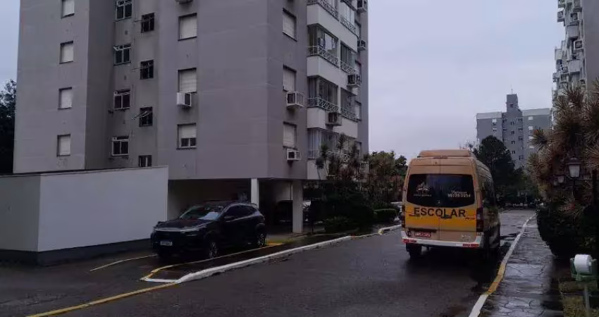 APTO mobiliado,  02 dormitórios, sala, cozinha americana, banheiro, piso frio, ar condicionado e box estacionamento escriturado