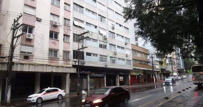 Jk no bairro farroupilha com 26 m2, 1 dormitório, banheiro social, cozinha, portão garagem automático