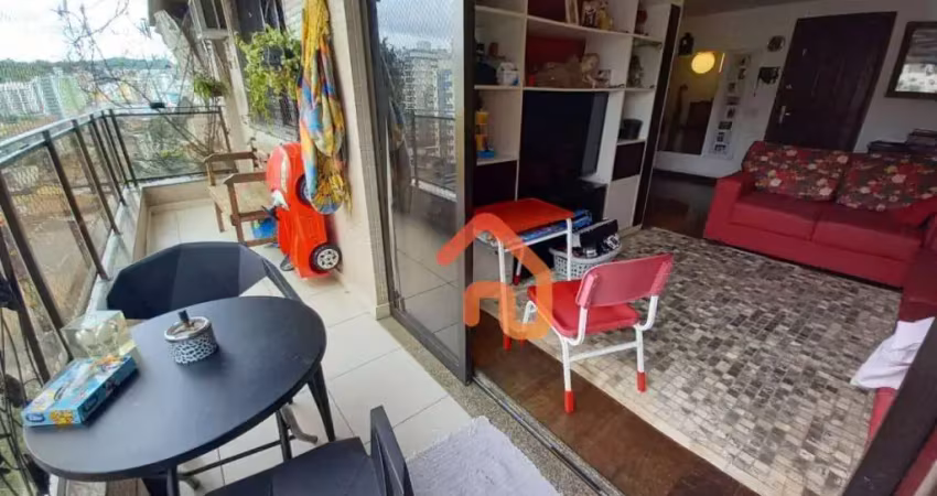 Apartamento com 3 quartos (2 suítes), 1 vaga à venda, 140 m² por r$ 650.000 - icaraí - niterói/rj