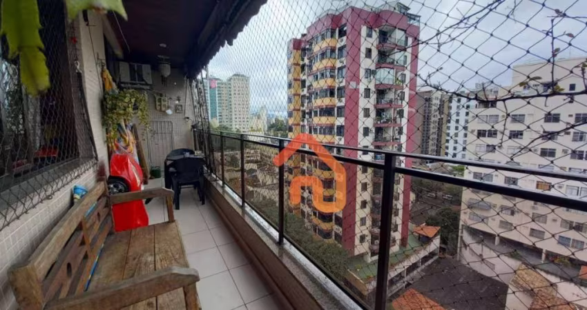 Apartamento com 3 quartos (2 suítes), 1 vaga à venda, 140 m² por R$ 650.000 - Icaraí - Niterói/RJ