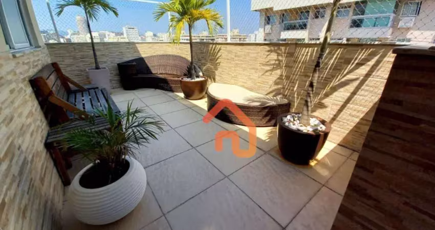 Cobertura à venda, 116 m² por R$ 580.000,00 - Centro - Niterói/RJ